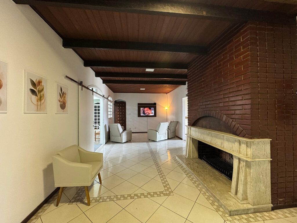 La Serenitá - Residencial para Idosos - Ambiente espaço tranquilo para lazer e bem-estar dos moradores. atividades recreativas e terapêuticas no Residencial La Serenitá."